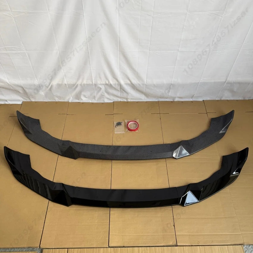 For BMW F87 M2 CS Coupe 2016 2017 2018 2019 2020 2021 Car Front Bumper Lip Spoiler Body Kit Splitter Diffuser Tuning Gloss Black