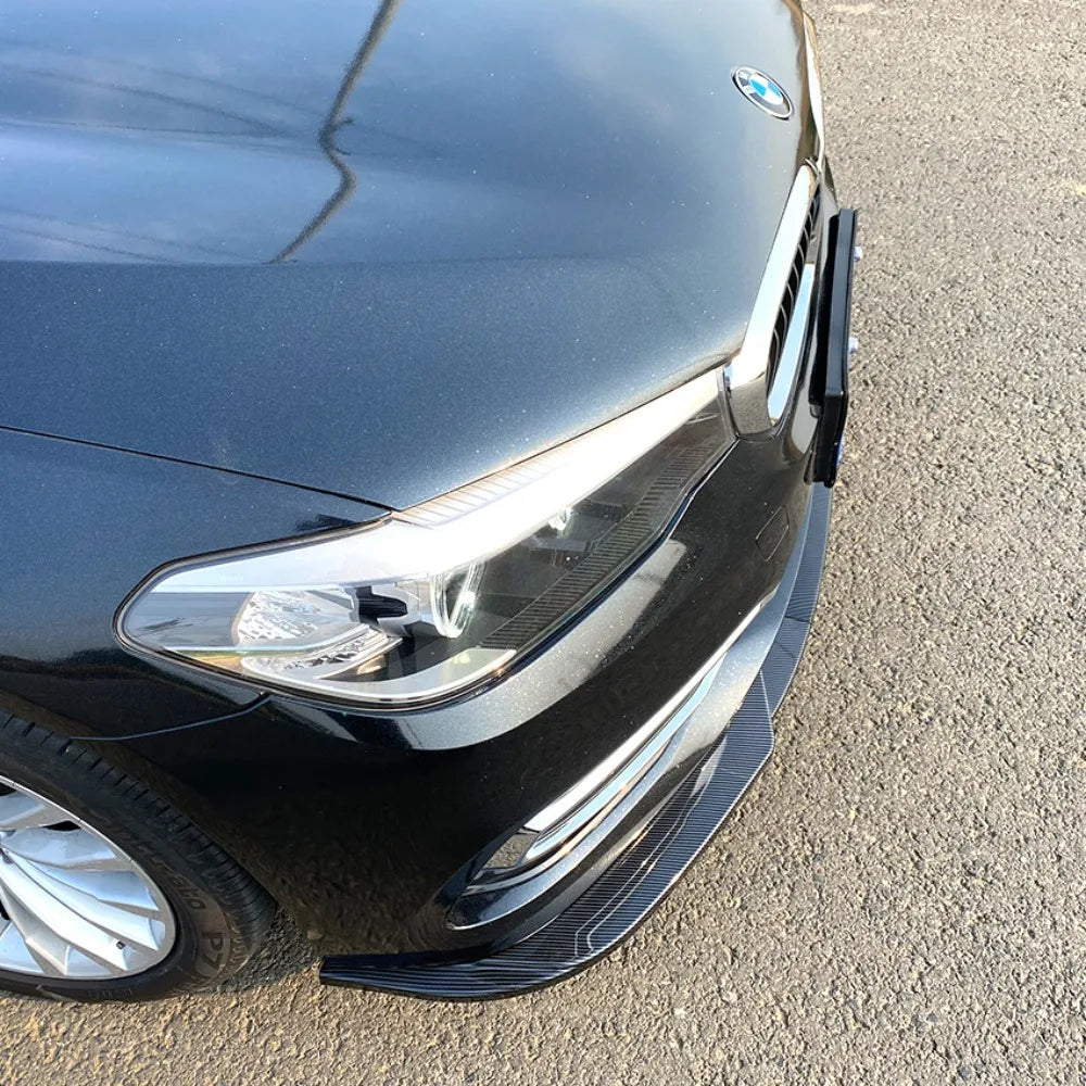 Front Bumper Lip Splitter Trim For BMW 5 Series G30 Pre-LCI Luxury 2017-2020 525i 530i Exterior Refit Body Kit Decorative Parts