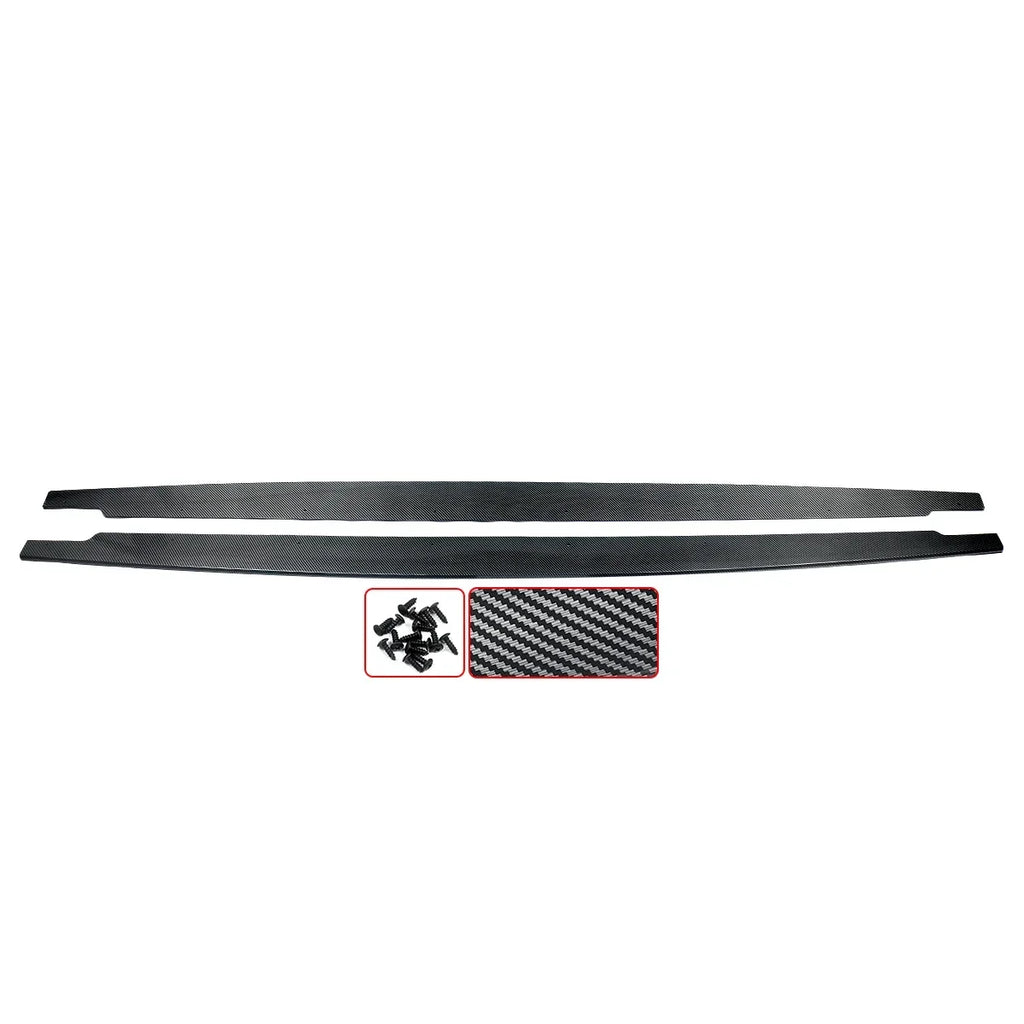 MP Style Side Skirt For BMW E90 E92 E93 M3 2005-2013 Carbon Print Extension Panel Splitters Diffuser Bodykits