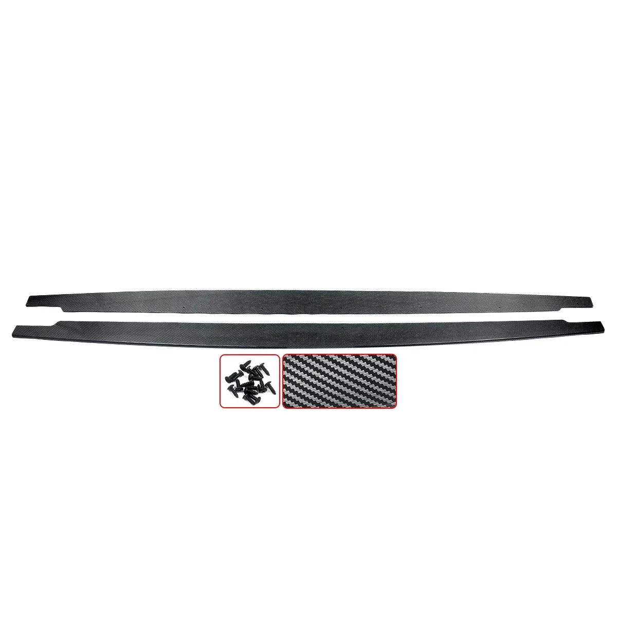 MP Style Side Skirt For BMW E90 E92 E93 M3 2005-2013 Carbon Print Extension Panel Splitters Diffuser Bodykits
