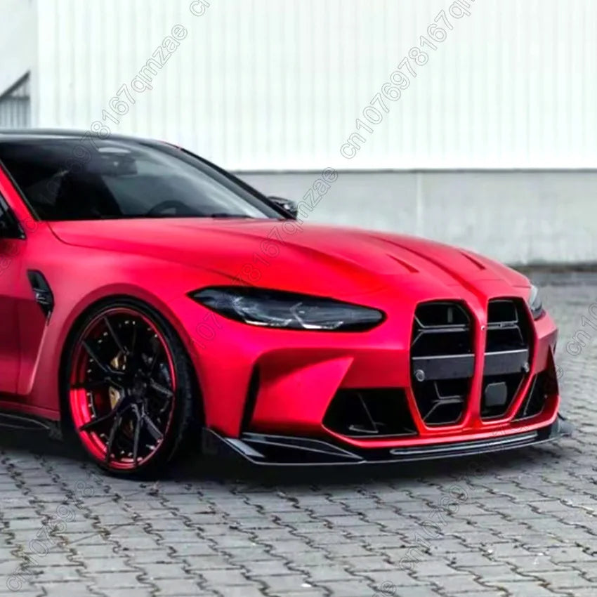 For BMW G80 M3 G82 M4 2021-2024 Car Front Bumper Lip Splitter Diffuser Body Kits Spoiler Bumper Guard Protector Accessories