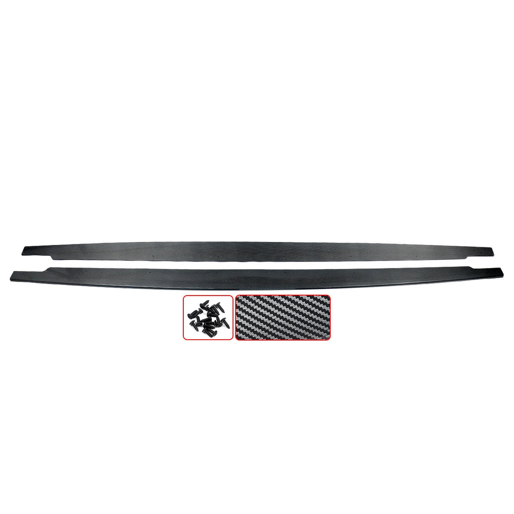 MP Style Side Skirt For BMW E90 E92 E93 M3 2005-2013 Carbon Print Extension Panel Splitters Diffuser Bodykits