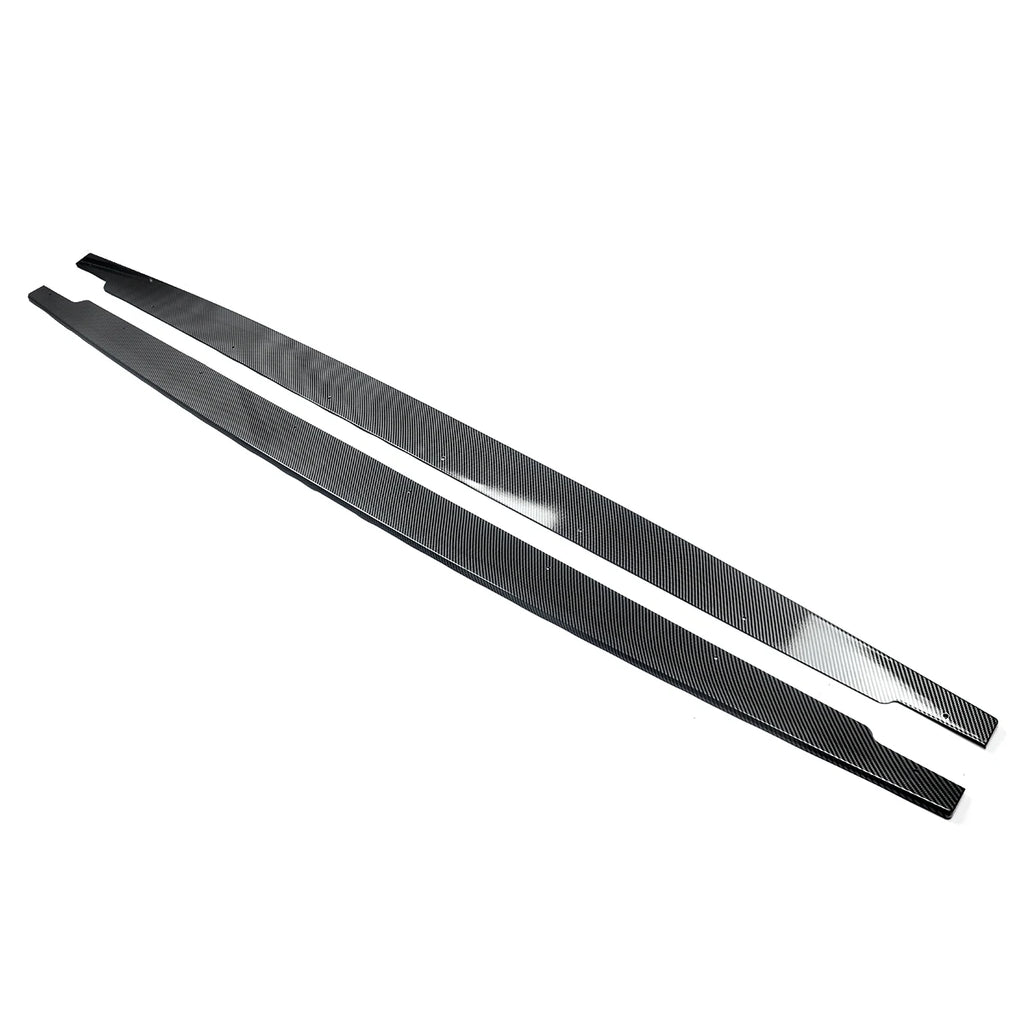 MP Style Side Skirt For BMW E90 E92 E93 M3 2005-2013 Carbon Print Extension Panel Splitters Diffuser Bodykits